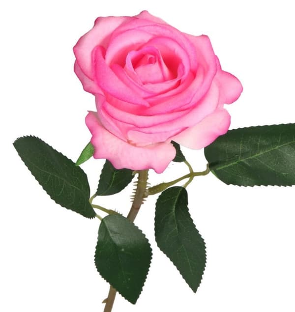 KUNSTIGE BLOMSTER ROSER ROSER I RUSKINDSFLØJL 46 CM