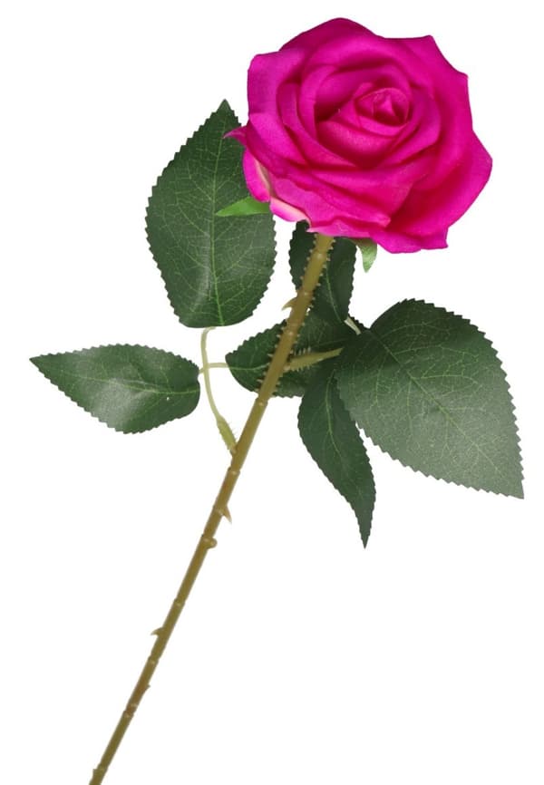 KUNSTIGE BLOMSTER ROSER ROSER I RUSKINDSFLØJL 46 CM