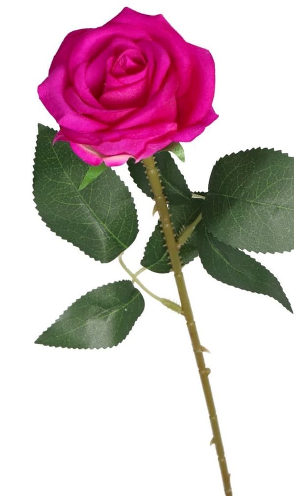 KUNSTIGE BLOMSTER ROSER ROSER I RUSKINDSFLØJL 46 CM