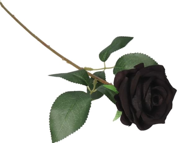 KUNSTIGE BLOMSTER ROSER ROSER I RUSKINDSFLØJL 46 CM