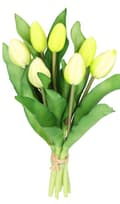 Miniatyrbillede 7 af 9: TULIPANERBUKET MED TULIPANER GUMMIBEDRÆKKET SOM LIVET 7 STK.