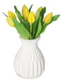 Miniatyrbillede 3 af 6: TULIPANERBUKET MED TULIPANER GUMMIBEDRÆKKET SOM LIVET 7 STK.