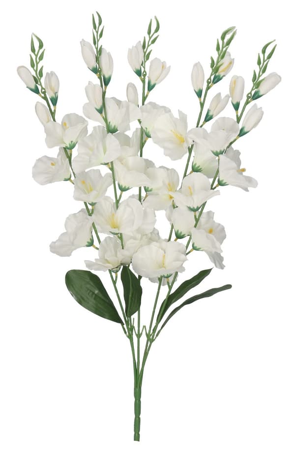 KUNSTIGE BLOMSTERBUKET TYK STOR GLADIOLIUS GLADIOLI 70CM