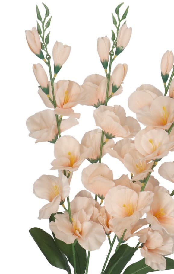 KUNSTIGE BLOMSTERBUKET TYK STOR GLADIOLIUS GLADIOLI 70CM