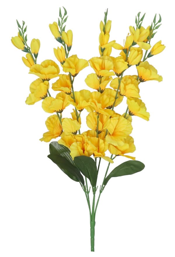 KUNSTIGE BLOMSTERBUKET TYK STOR GLADIOLIUS GLADIOLI 70CM