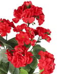 Miniatyrbillede 6 af 6: KUNSTIGE BLOMSTER PELARGONIA BUKETT 45CM TYKKE LIKE LIFE