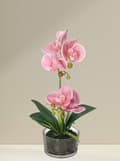 Miniatyrbild 2 av 6: KONSTGJORDA ORKIDEBLOMMOR I PREMIUMKRUKA