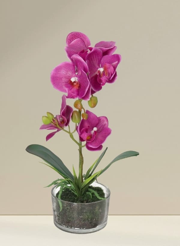 ORKIDÉ KUNSTIGE BLOMSTER I EN PREMIUM POTTE