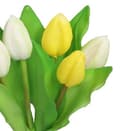 Miniatyrbillede 8 af 8: TULIPANER BUKET AF TULIPANER GUMMI GUMMIBELAGET SOM LIVET
