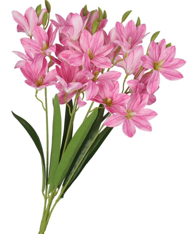 KUNSTIGE BLOMSTERBUKET SYREN STOR TYKKE LILJE LILJE