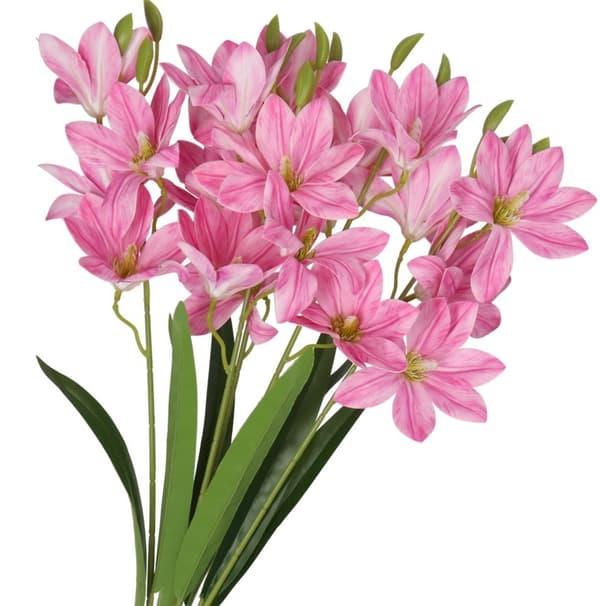 KUNSTIGE BLOMSTERBUKET SYREN STOR TYKKE LILJE LILJE