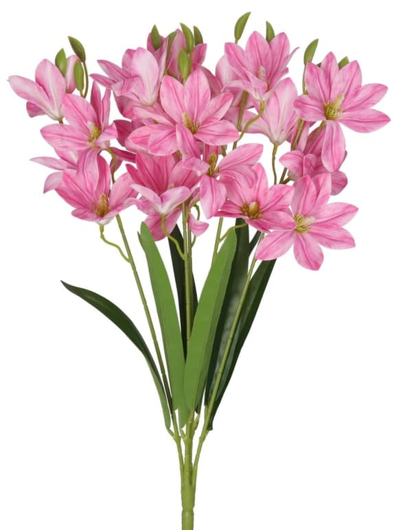 KUNSTIGE BLOMSTERBUKET SYREN STOR TYKKE LILJE LILJE