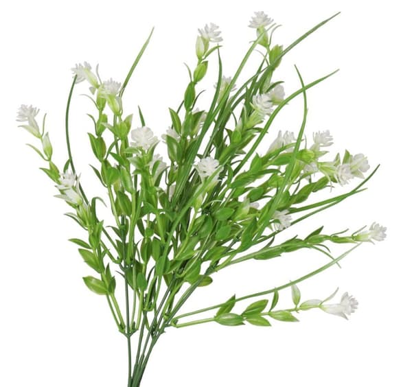 KUNSTIGE BLOMSTER PLANTER BUKET TYKKE GRENE