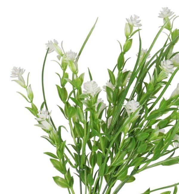 KUNSTIGE BLOMSTER PLANTER BUKET TYKKE GRENE