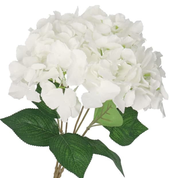 KUNSTIGE BLOMSTER PLANTER BUKETT HORTENSINSOM LIV 44CM