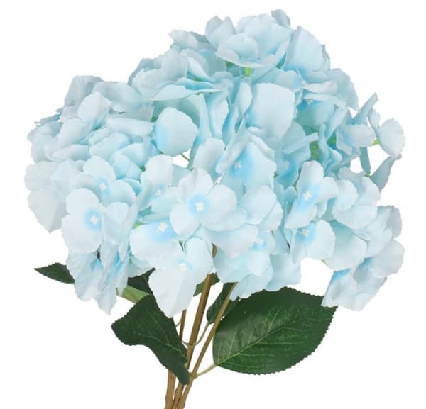 KUNSTIGE BLOMSTER PLANTER BUKETT HORTENSINSOM LIV 44CM