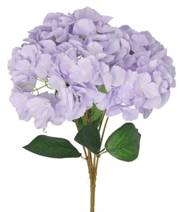 KUNSTIGE BLOMSTER PLANTER BUKETT HORTENSINSOM LIV 44CM