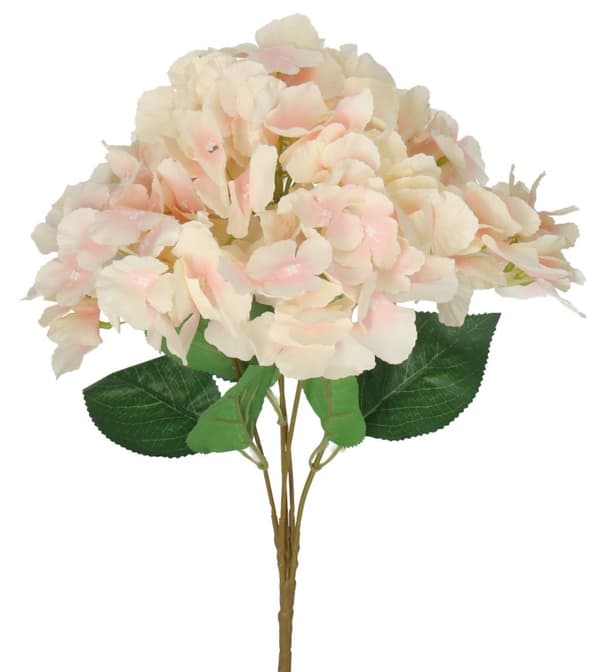 KUNSTIGE BLOMSTER PLANTER BUKETT HORTENSINSOM LIV 44CM