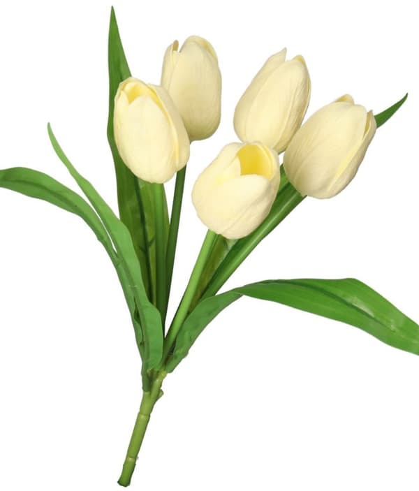 TULIPANER BUKETT AF TULIPANER GUMMIBELAGET GUMMI SILIKONE LIKE LIFE