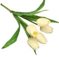 Miniatyrbillede 2 af 6: TULIPANER BUKETT AF TULIPANER GUMMIBELAGET GUMMI SILIKONE LIKE LIFE