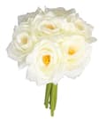 Miniatyrbillede 5 af 7: ROSEROSEBUKET TYKKE KUNSTIGE BLOMSTER SOM LIV GUMMI