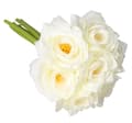 Miniatyrbillede 6 af 7: ROSEROSEBUKET TYKKE KUNSTIGE BLOMSTER SOM LIV GUMMI