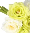 Miniatyrbild 5 av 6: ROS ROSBUKETT TJOCKA KONSTGJORDA BLOMMOR SOM LIVET GUMMI