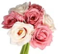 Miniatyrbillede 1 af 7: ROSEROSEBUKET TYKKE KUNSTIGE BLOMSTER SOM LIV GUMMI