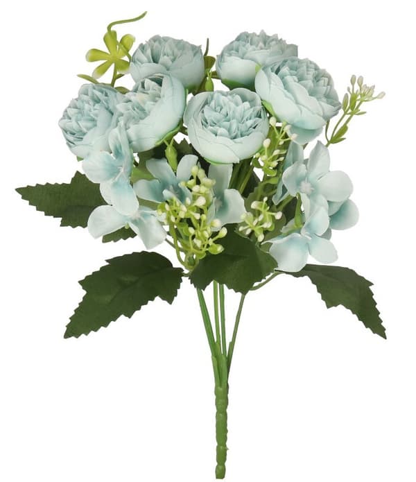 KONSTGJORDA BLOMMOR GRENAR VÄXTER PION LIVSLIK PION