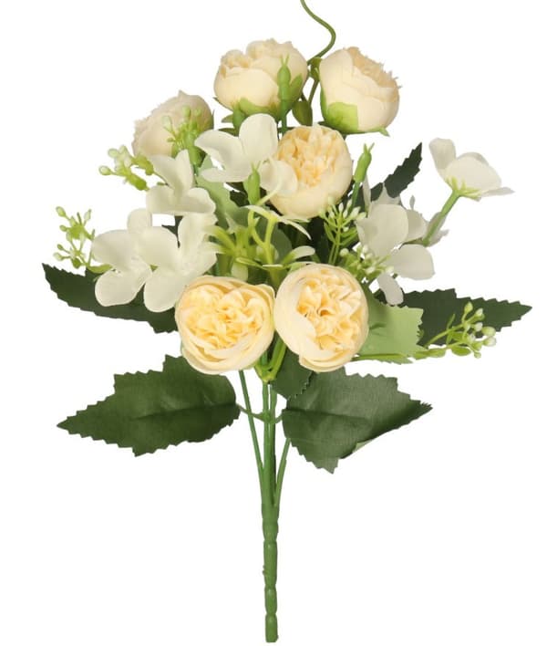 KONSTGJORDA BLOMMOR GRENAR VÄXTER PION LIVSLIK PION