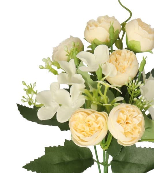KONSTGJORDA BLOMMOR GRENAR VÄXTER PION LIVSLIK PION