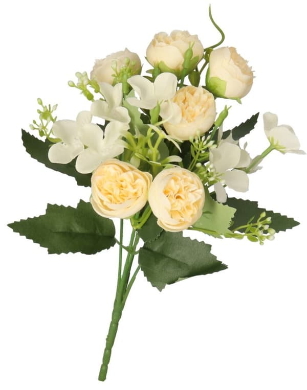 KONSTGJORDA BLOMMOR GRENAR VÄXTER PION LIVSLIK PION