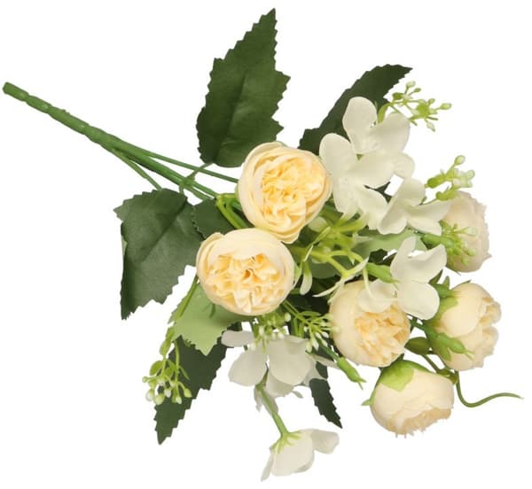 KONSTGJORDA BLOMMOR GRENAR VÄXTER PION LIVSLIK PION