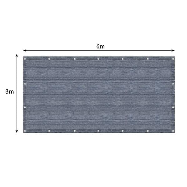 LZQ högdensitetspolyeten campingmatta - ventilerande och halkfri - med slipade spikar och bärväska, 300x600 cm