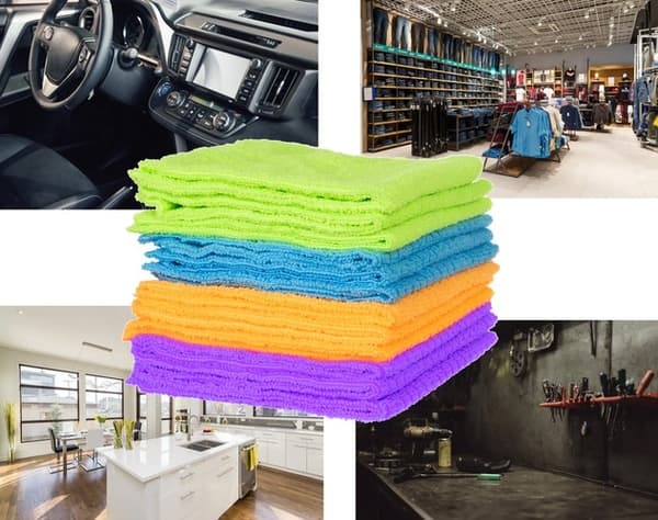 Mikrofiberdukar 12-pack – Perfekt för Effektiv Rengöring