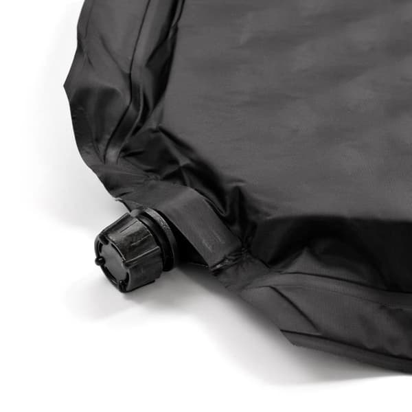 Meteor självuppblåsande matta - Självuppblåsande campingmadrass - 1 person - integrerad kudde - 200 cm x 66 cm - Svart