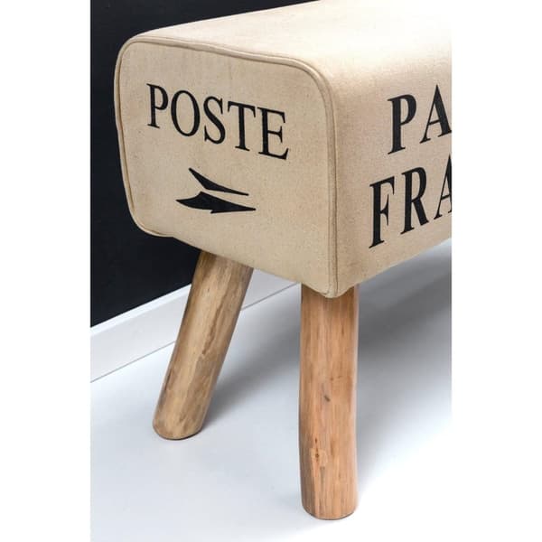 Rootz Turnbok Bänk - Bänk - Bänk - Gymnastikpall - Springbok - 91 cm - Canvas - Läder - Trä - Brun