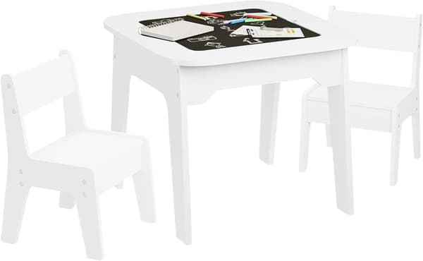 Rootz lasten pöytä- ja tuolisarja - Toimintapöytä - Lasten työpöytä - Sisäänrakennettu säilytystila - Monikäyttöinen pöytälevy - Turvallinen ja ergono