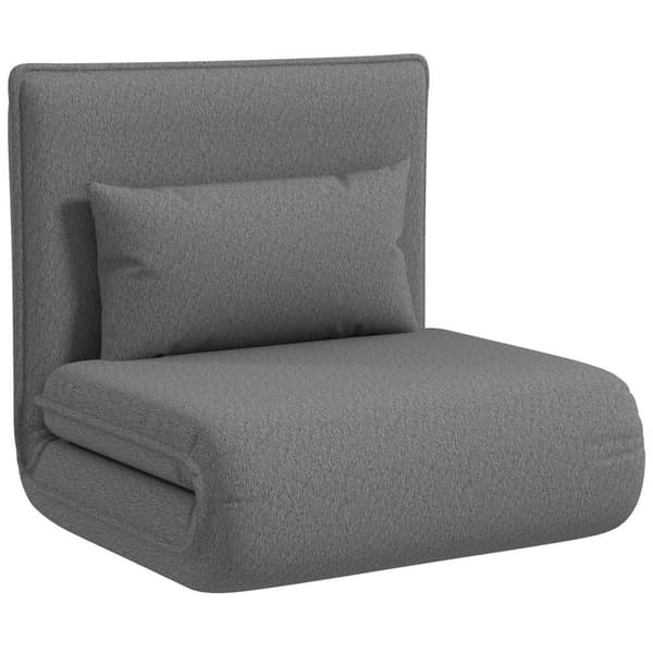 Rootz 3 -i -1 Justerbar golvstol - Chaise Lounge - Gästbädd - 6 -läge komfort - faux läder - 75 cm x 81 cm x 68 cm