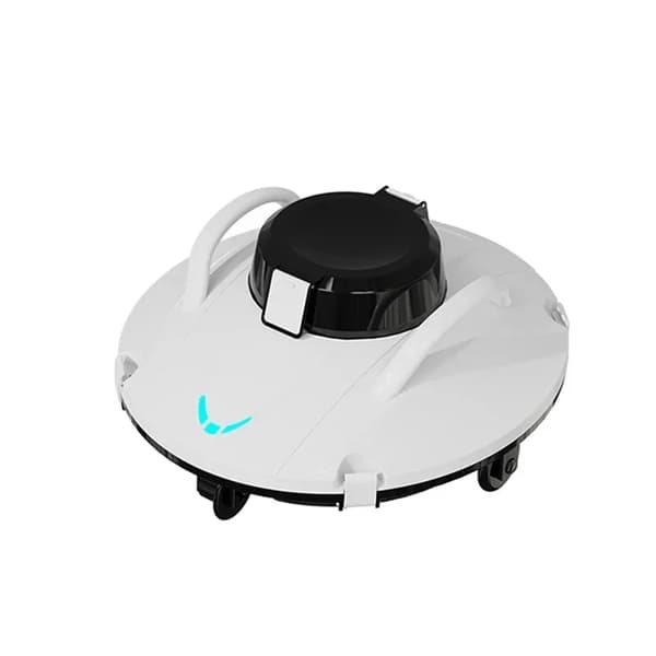 Robottiuima-allasimuri, langaton käyttö, 5000mAh akku, tehokas imuteho,VALKOINEN