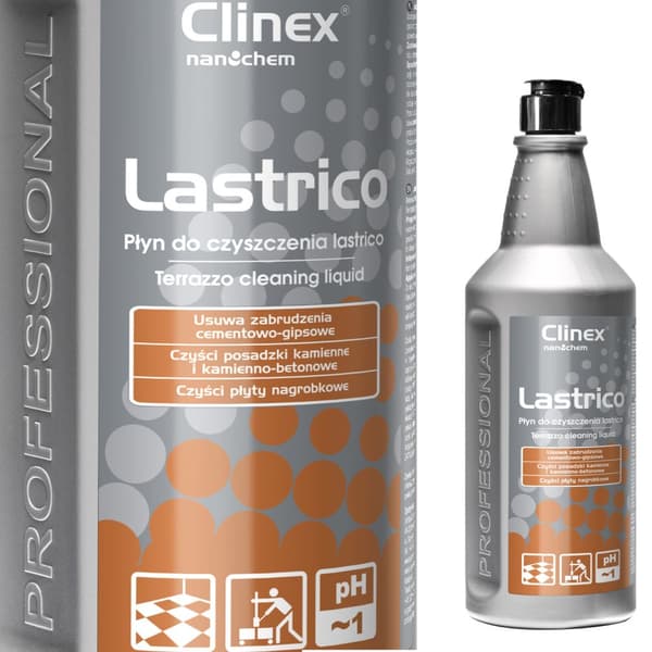 CLINEX Lastrico 1L neste kivi- ja betonilattioiden puhdistukseen