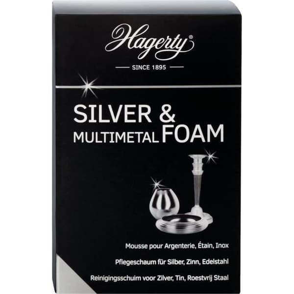 Hagerty - Silver Foam - 150 ml - Skötselskum för silver, silverpläterade, tenn och rostfria föremål