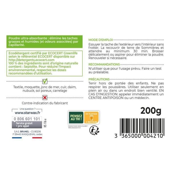 Sommières jord 200 g