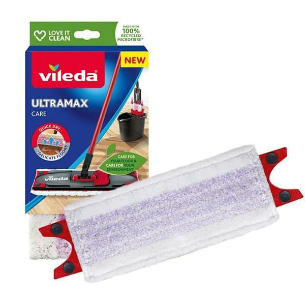 Ersättningsöverdrag - Vileda - Ultramatta - 100 % återvunna mikrofibrer - för känsliga golv
