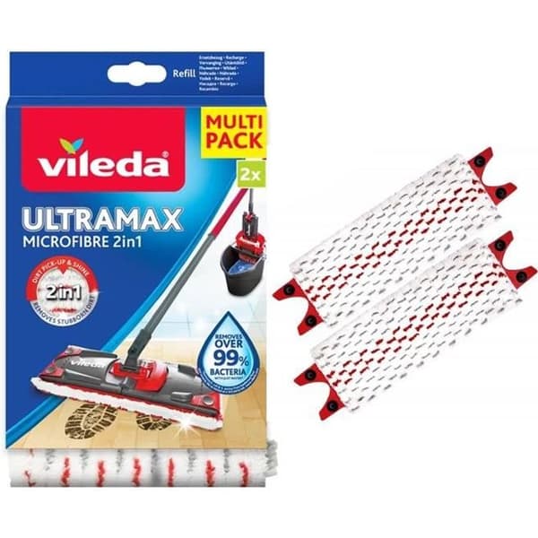 Vileda Ultramax och Ultramat Turbo moppinsatser (2 stycken)