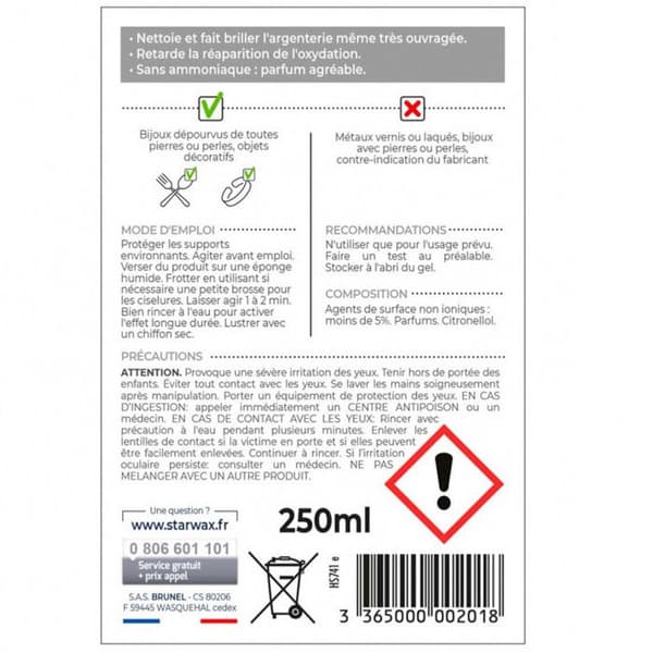Speciellt silverrengöringsmedel - 250 mL