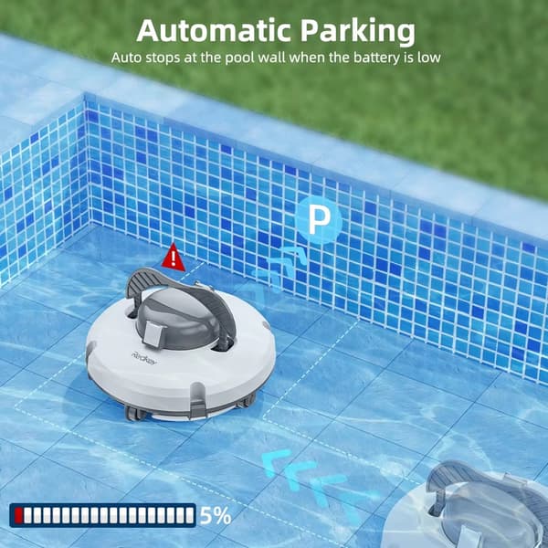 Robottimainen Uima-altaan Imuri, Langaton Suunnittelu, 120 Minuuttia Siivoustaikaa, Älykäs Itseparkkeutuminen