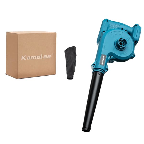 Kamolee Trådløs Elektrisk Blæser, 20000 RPM, 2-i-1 Sugning og Blæsefunktion,EU, Ingen batteri