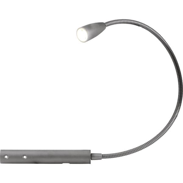 Heitronic Berta 27745 LED-sängbelysning LED LED fast installerad 1.5 W Varmvit Silver