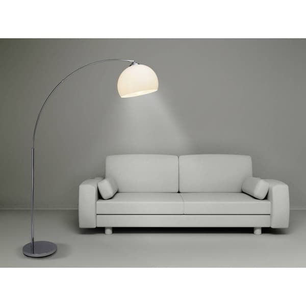 Brilliant Vessa 92940/75 Ståbelysning E27 60 W Krom, Vit